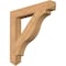 Ekena Millwork Funston Arts & Crafts Smooth Bracket, Western Red Cedar, 5 1/2"W x 38"D x 38"H BKT06X38X38FST03SWR - alternate 1